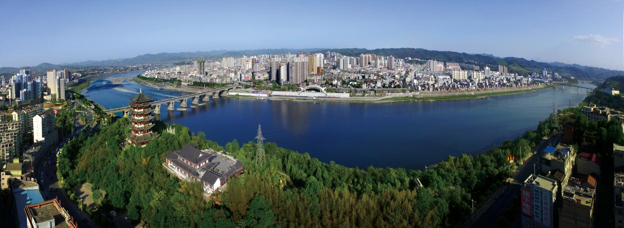 安康城區全景 安康城區全景