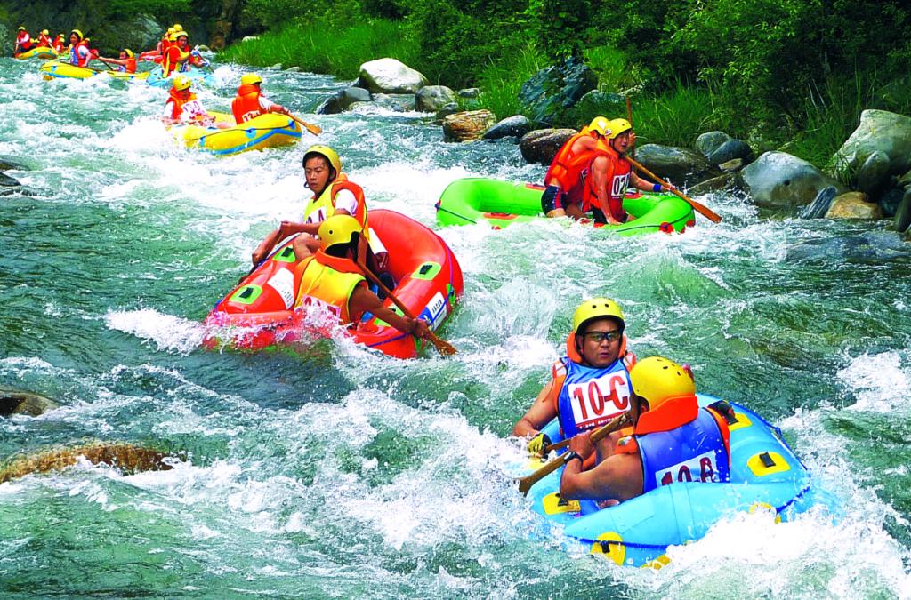 秦嶺峽谷漂流 秦嶺峽谷漂流